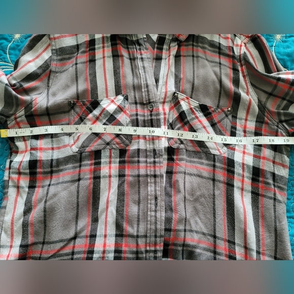Rock & Republic Plaid Top - S - Picture 5 of 7
